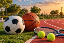 Golden Hour Sports Park Still Life
