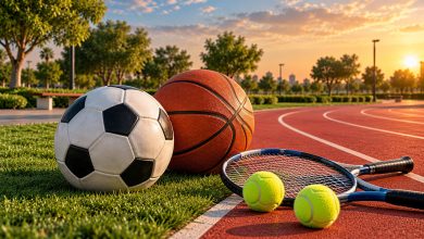 Golden Hour Sports Park Still Life